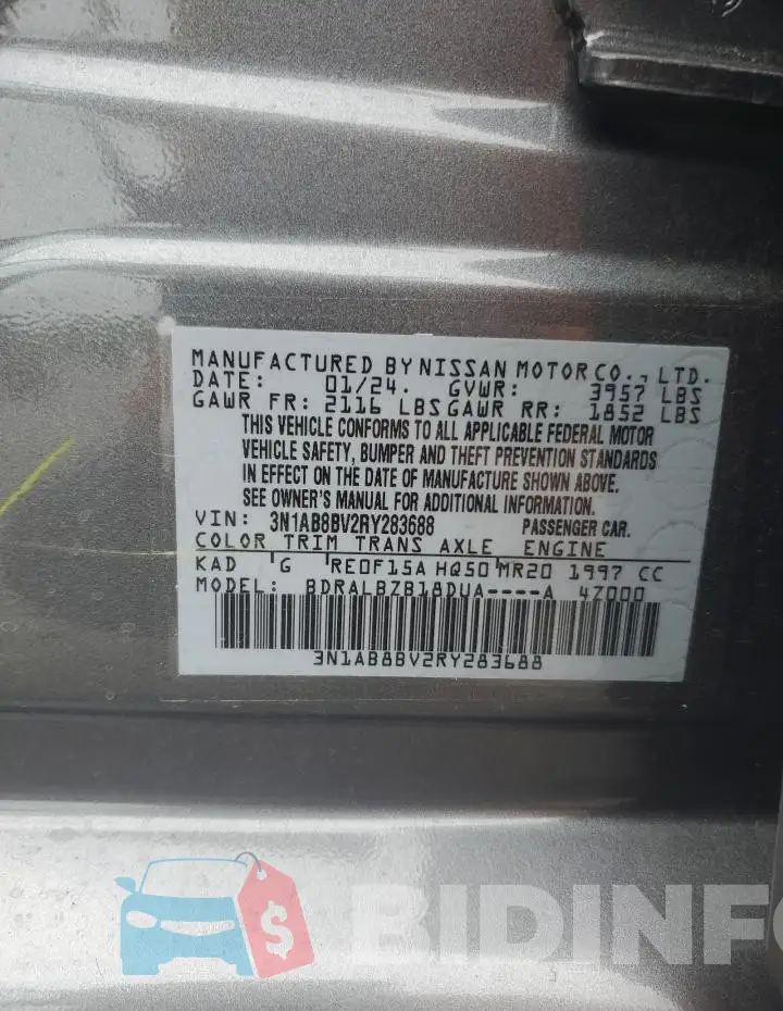 3N1AB8BV2RY283688 Photo# 12