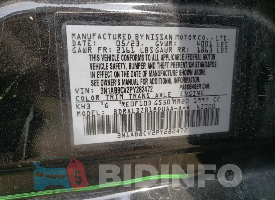 3N1AB8CV2PY282472 Photo# 12