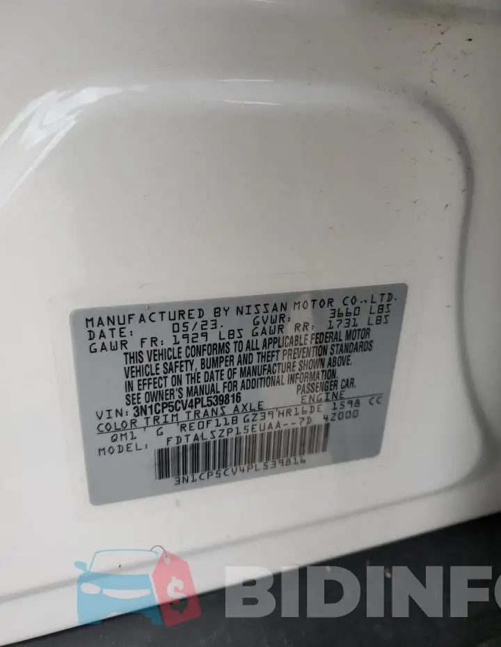 3N1CP5CV4PL539816 Photo# 14