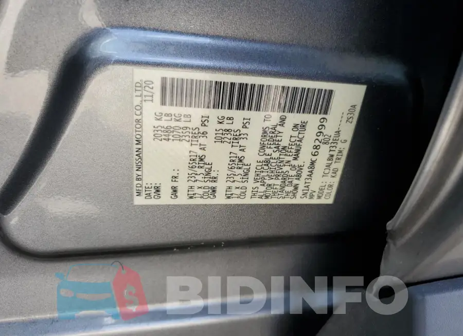 5N1AT3AA8MC682999 Photo# 12