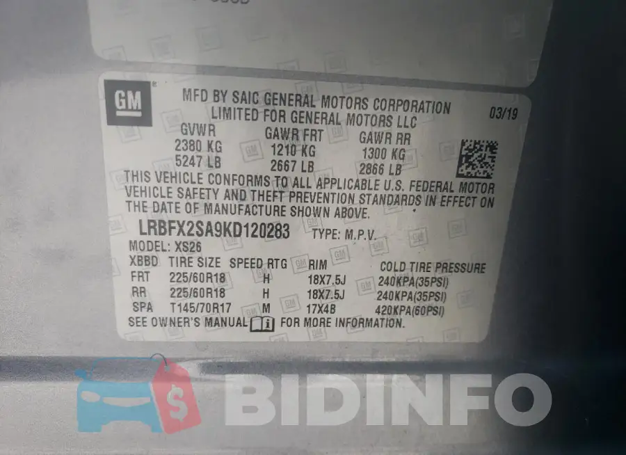 LRBFX2SA9KD120283 Photo# 13