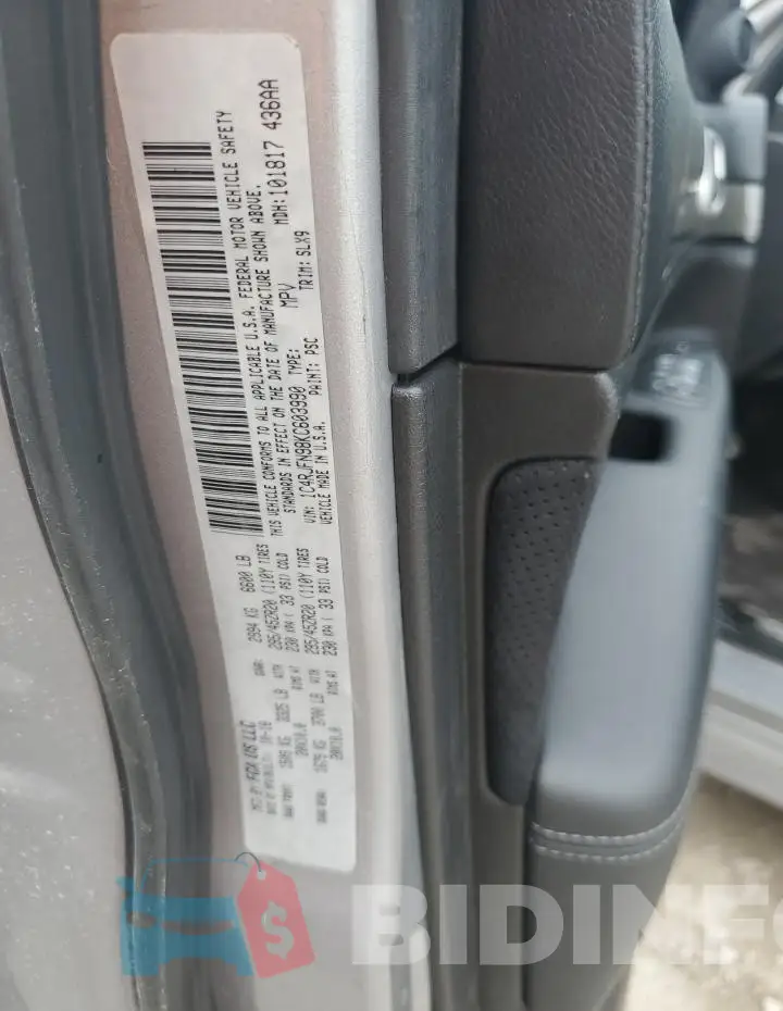 1C4RJFN98KC603990 Photo# 13