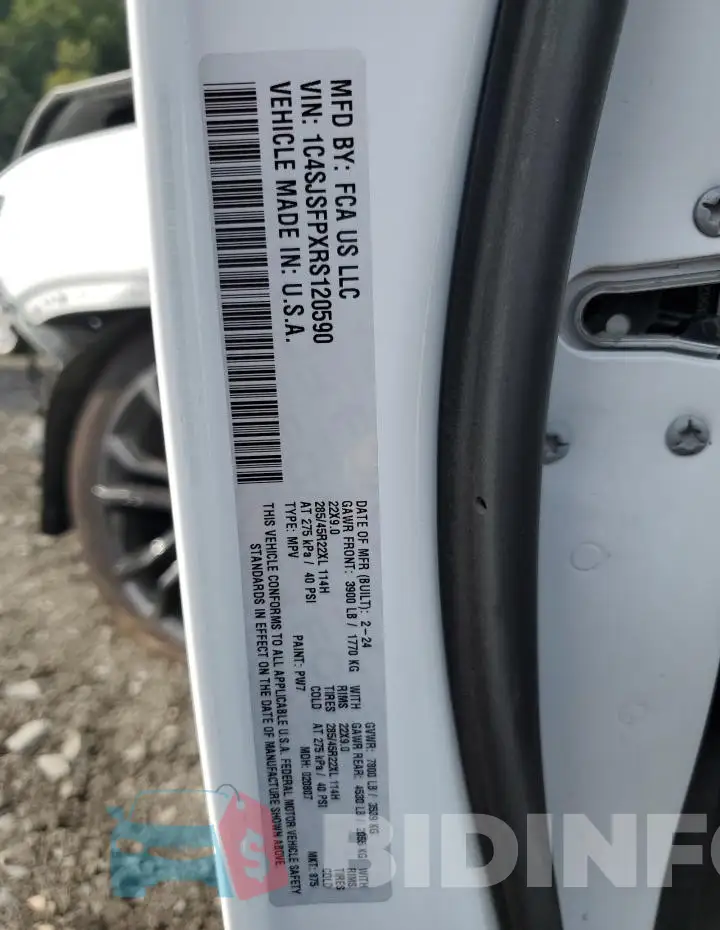 1C4SJSFPXRS120590 Photo# 13