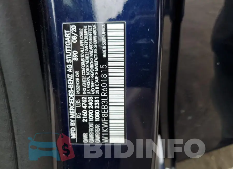 W1KWF8EB3LR601815 Photo# 12