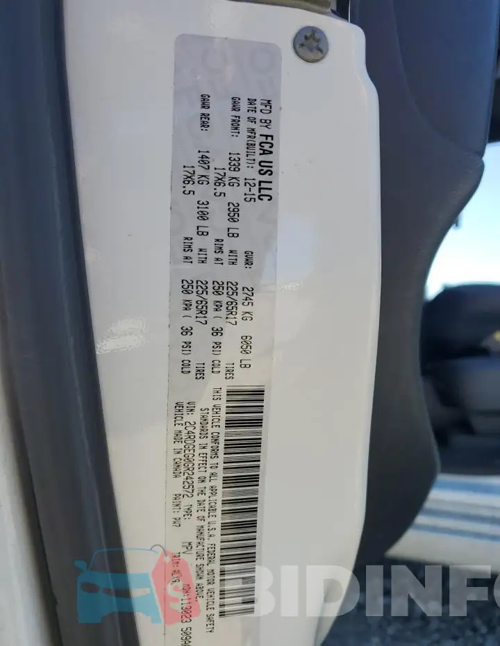 2C4RDGEG0GR242572 Photo# 13
