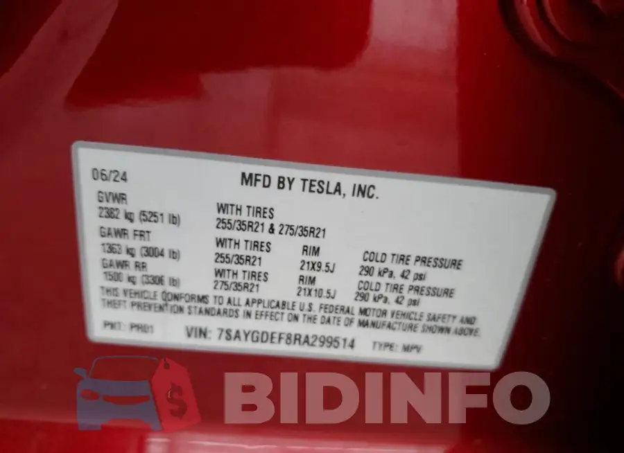 7SAYGDEF8RA299514 Photo# 13