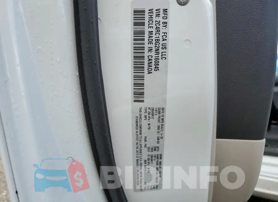 2C4RC1BG2NR160845 Photo# 14