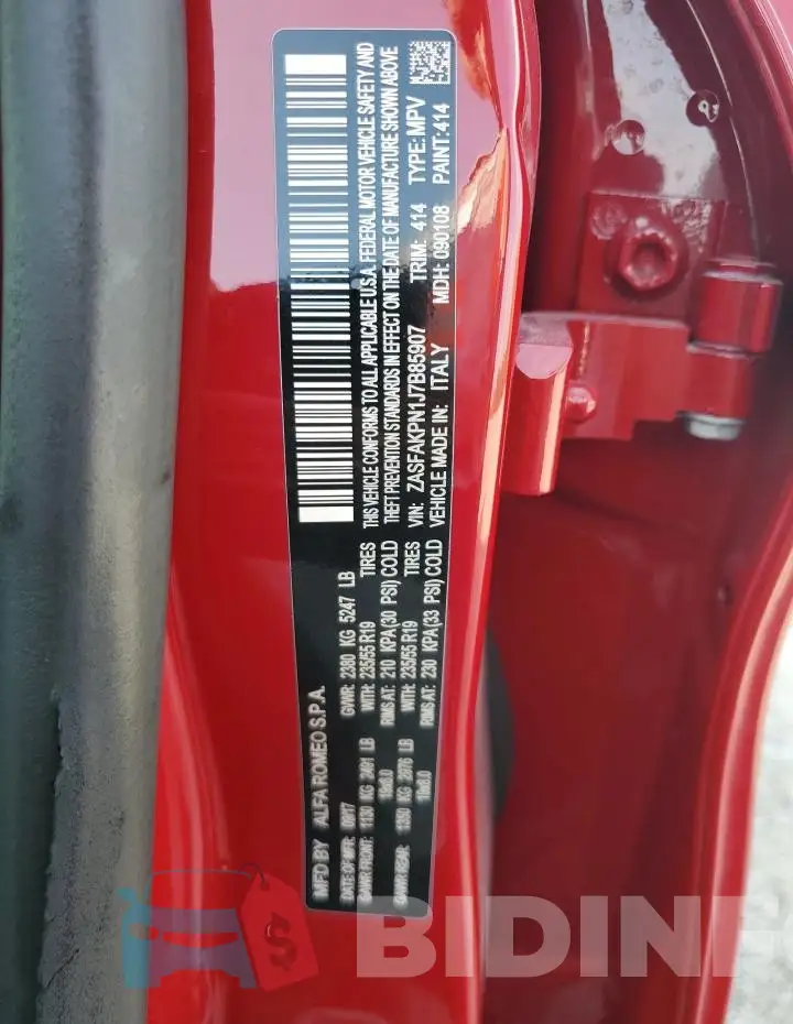 ZASFAKPN1J7B85907 Photo# 13