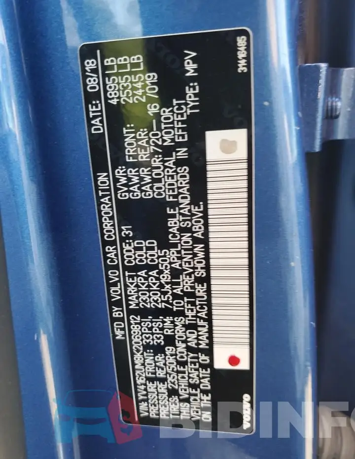 YV4162UM8K2069812 Photo# 13