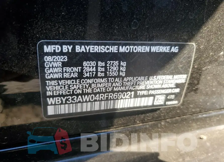 WBY33AW04RFR69021 Photo# 12