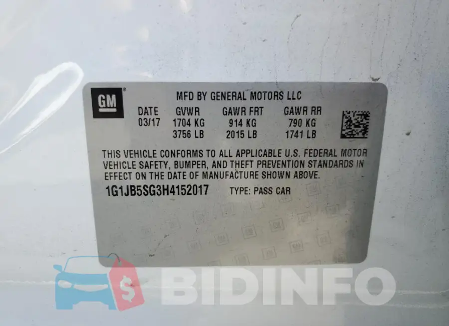 1G1JB5SG3H4152017 Photo# 12