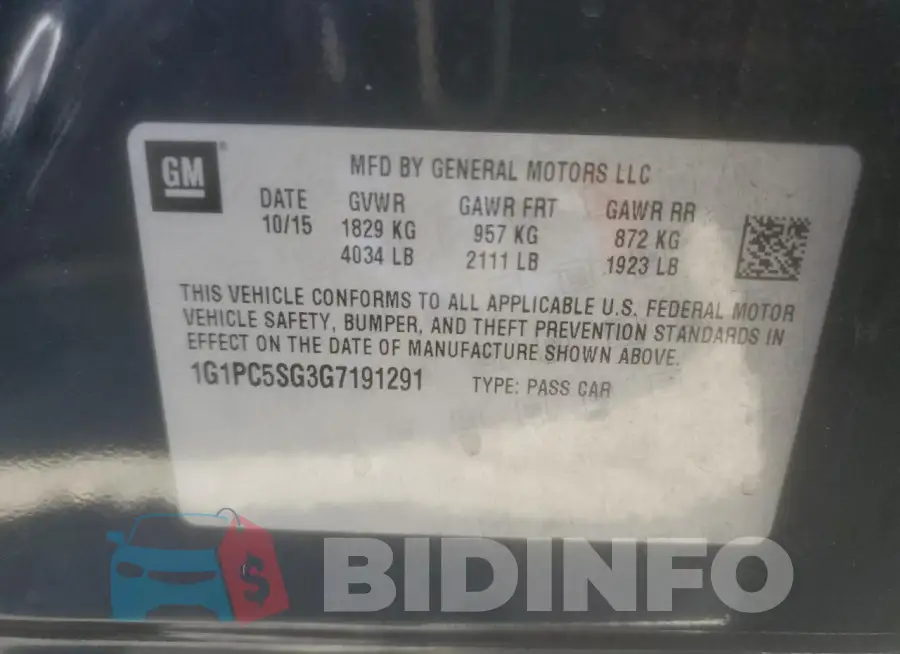 1G1PC5SG3G7191291 Photo# 12