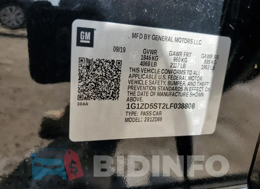1G1ZD5ST2LF038808 Photo# 13