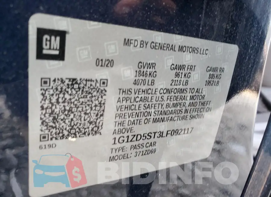 1G1ZD5ST3LF092117 Photo# 12