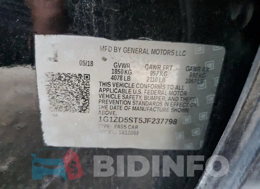 1G1ZD5ST5JF237798 Photo# 12