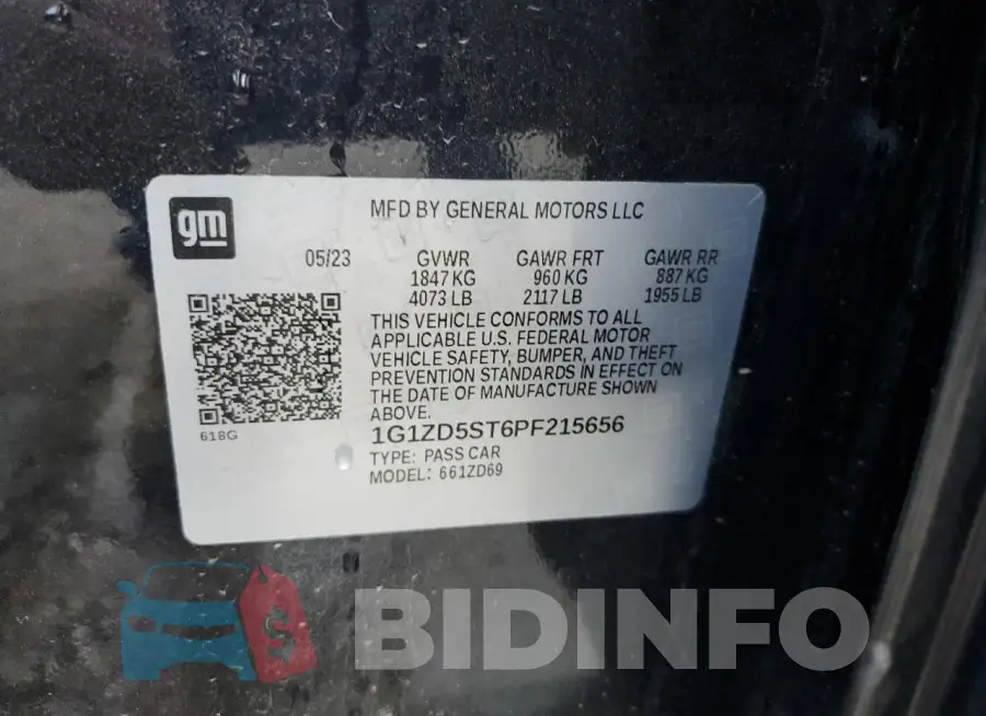 1G1ZD5ST6PF215656 Photo# 13