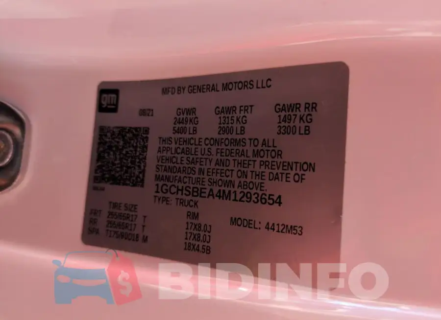 1GCHSBEA4M1293654 Photo# 13