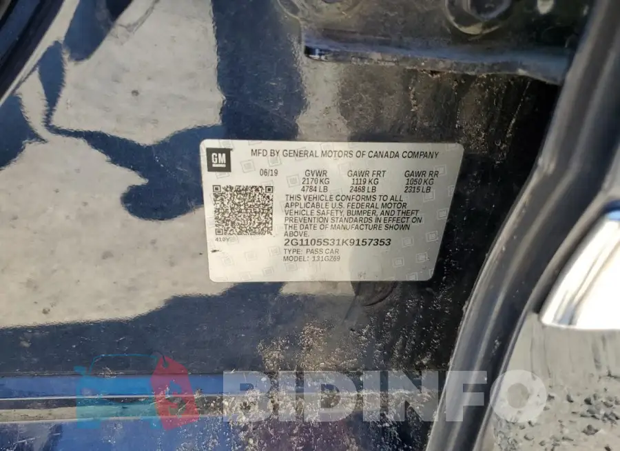 2G1105S31K9157353 Photo# 10