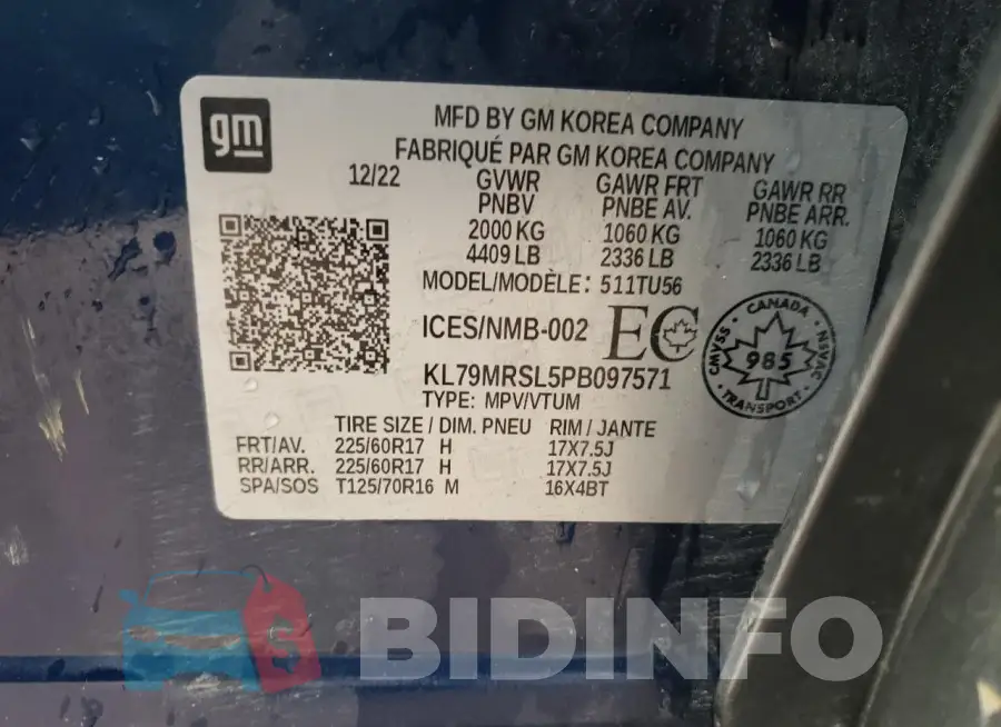 KL79MRSL5PB097571 Photo# 13