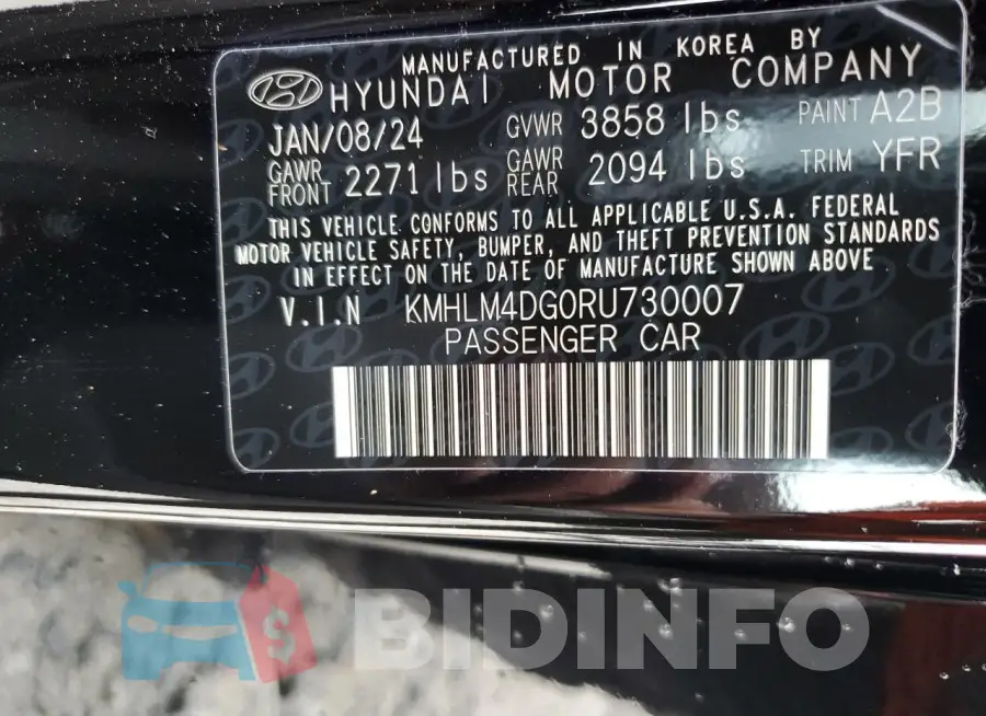 KMHLM4DG0RU730007 Photo# 12