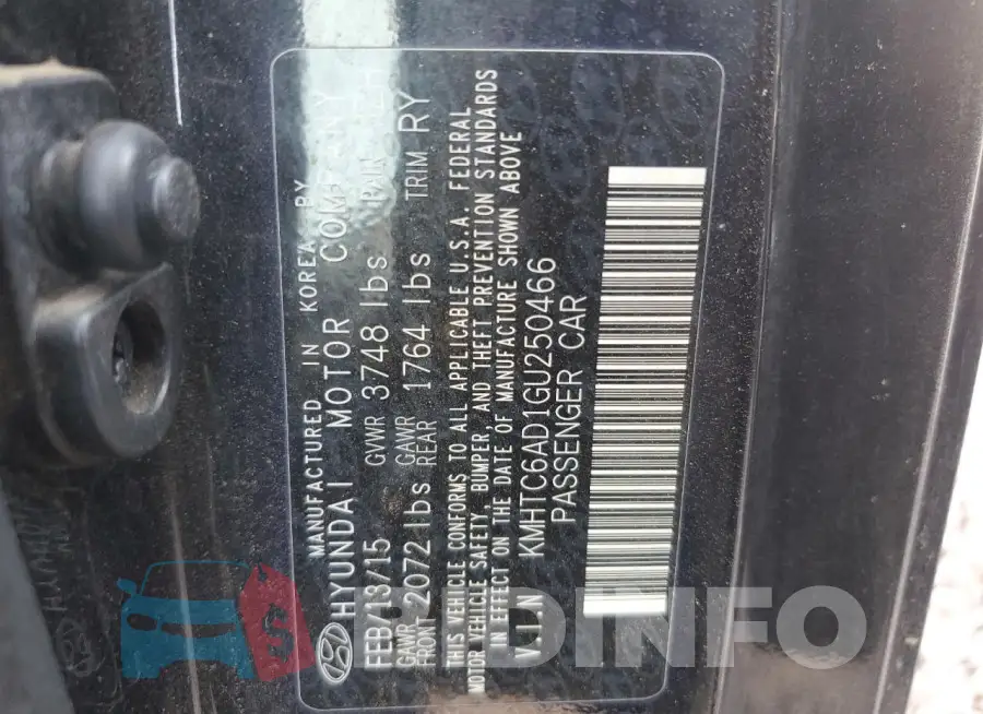 KMHTC6AD1GU250466 Photo# 12