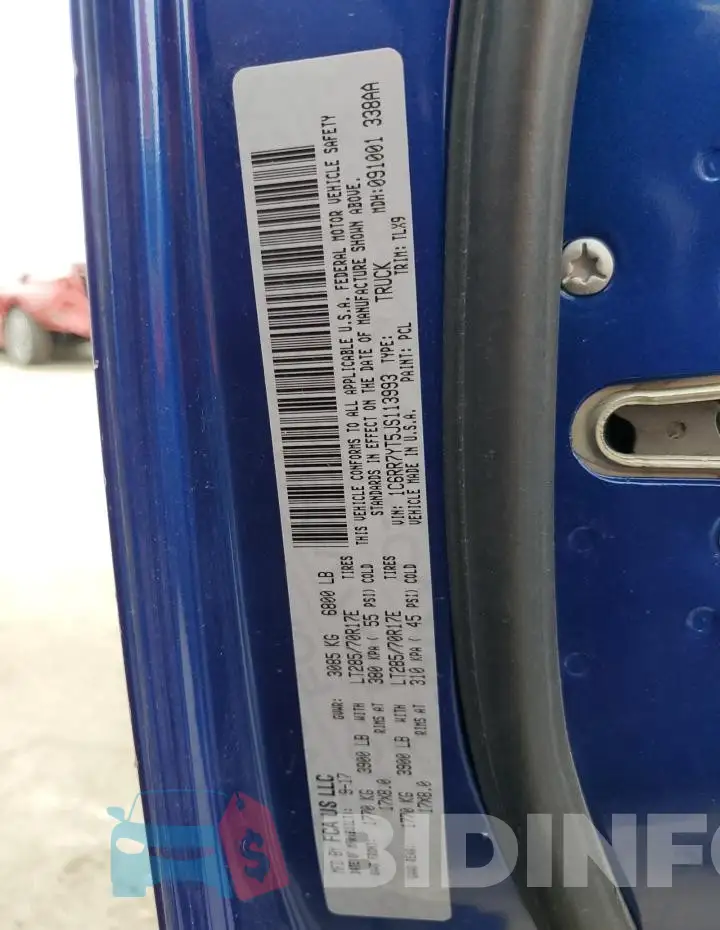 1C6RR7YT5JS113993 Photo# 13