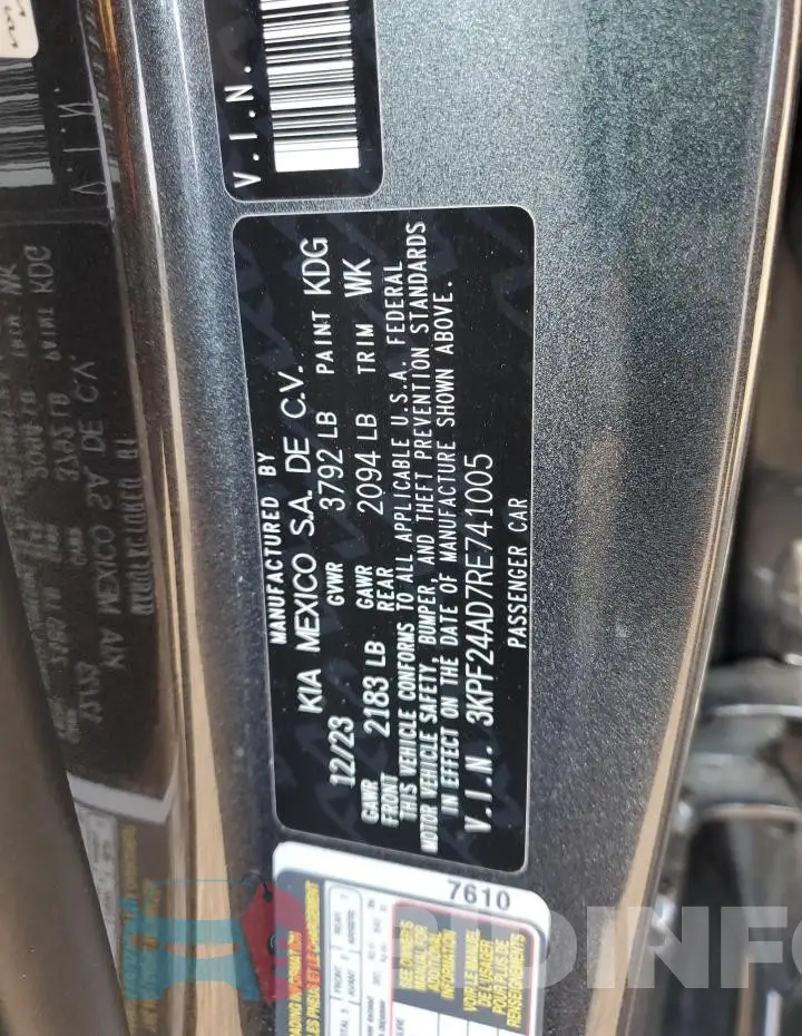 3KPF24AD7RE741005 Photo# 13