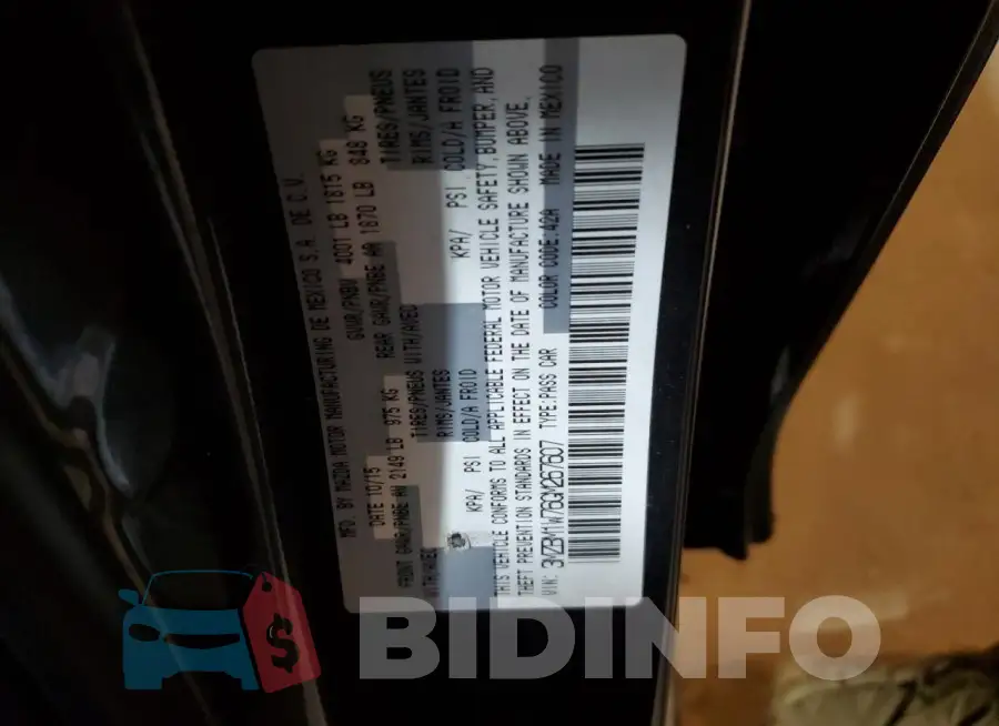 3MZBM1W76GM267607 Photo# 12