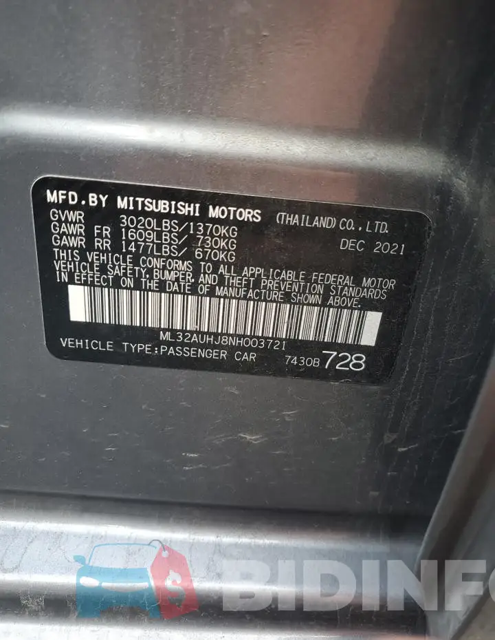 ML32AUHJ8NH003721 Photo# 12