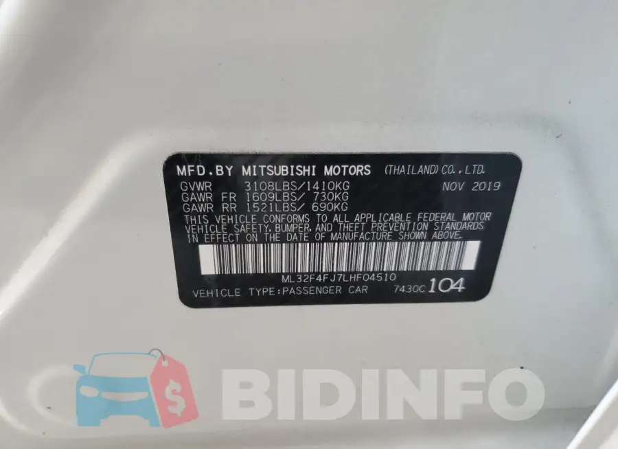 ML32F4FJ7LHF04510 Photo# 12