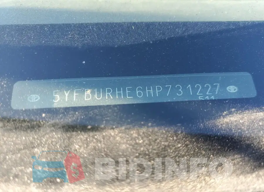 5YFBURHE6HP731227 Photo# 13
