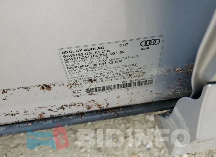 WA1HCCFS3JR001221 Photo# 13