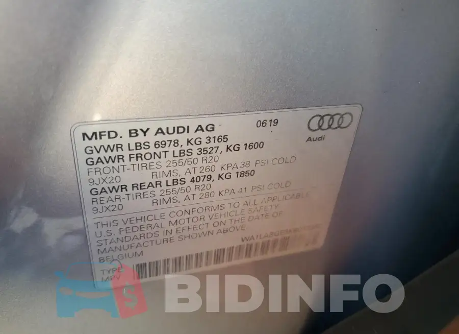 WA1LABGE3KB017352 Photo# 13