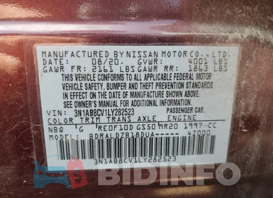 3N1AB8CV1LY282523 Photo# 12