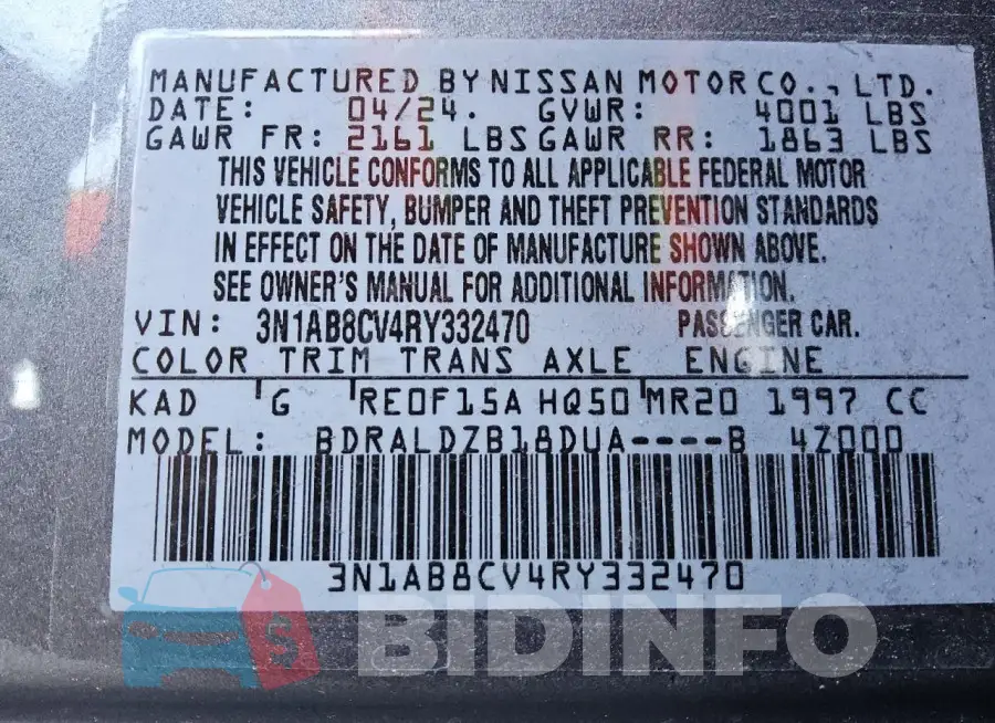 3N1AB8CV4RY332470 Photo# 13