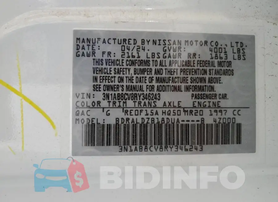 3N1AB8CV8RY346243 Photo# 12