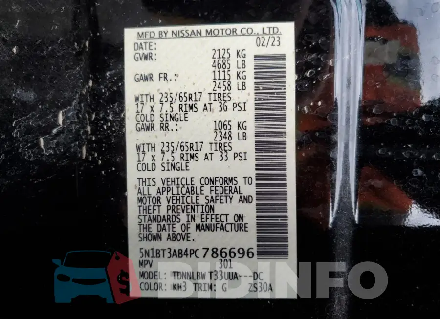 5N1BT3AB4PC786696 Photo# 13