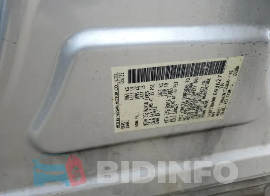 5N1BT3BA9NC693627 Photo# 14