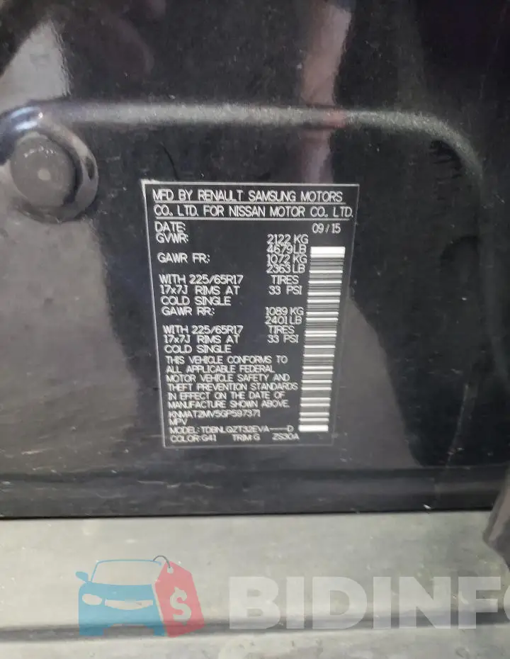 KNMAT2MV5GP597371 Photo# 14