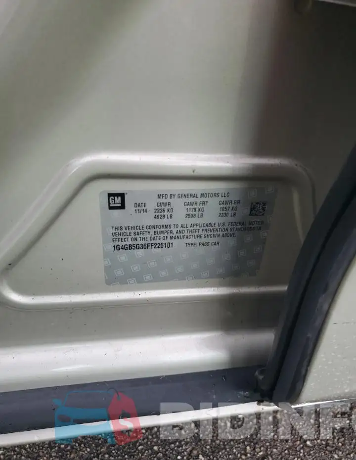 1G4GB5G36FF226101 Photo# 12