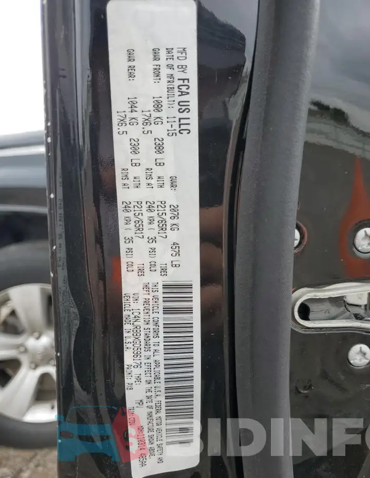1C4NJRBBXGD596176 Photo# 13