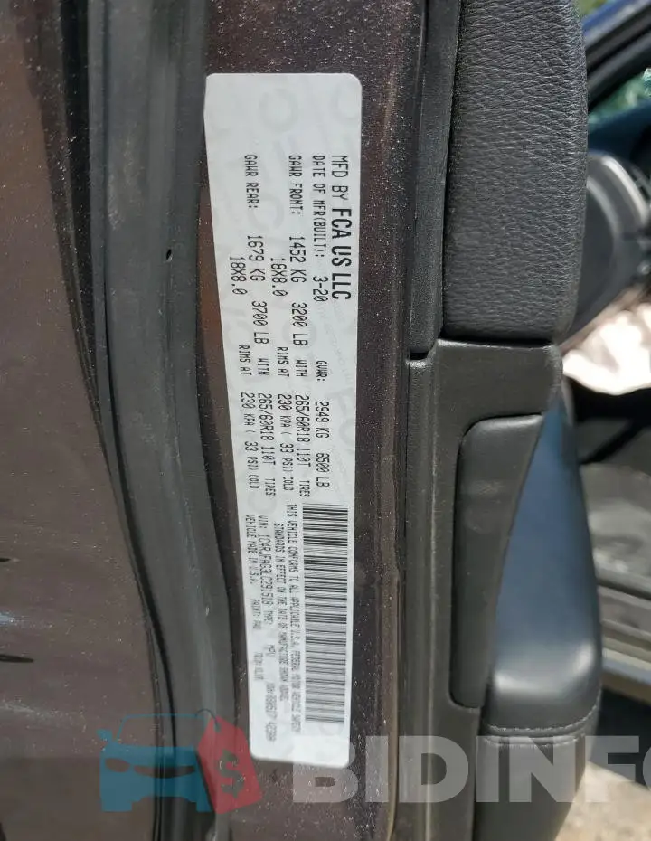 1C4RJFAG3LC291518 Photo# 13
