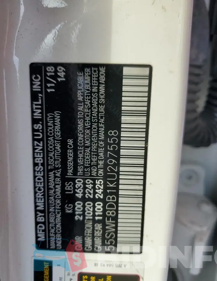 55SWF8DB1KU297558 Photo# 12
