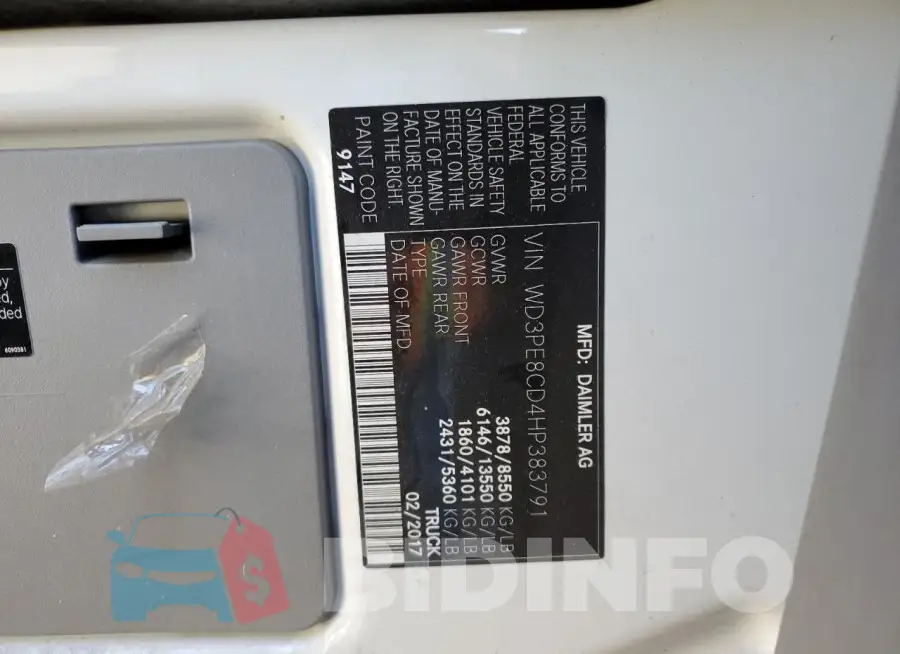WD3PE8CD4HP383791 Photo# 13