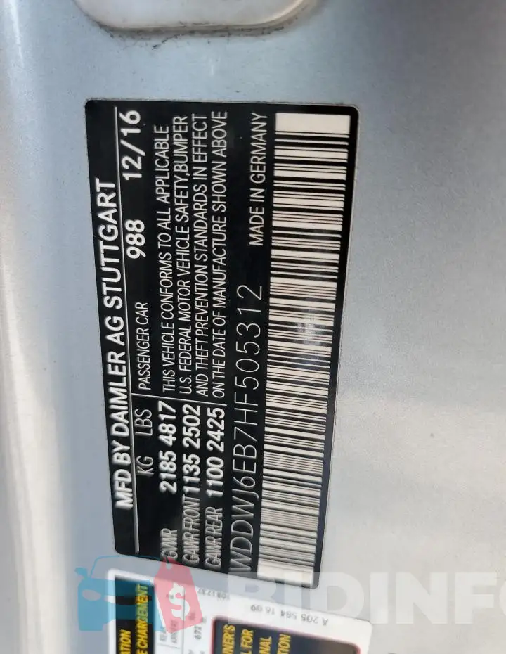 WDDWJ6EB7HF505312 Photo# 12