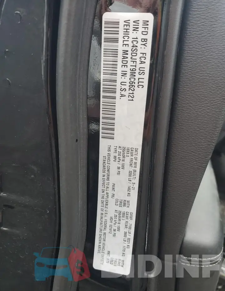 1C4SDJFT9MC662121 Photo# 13