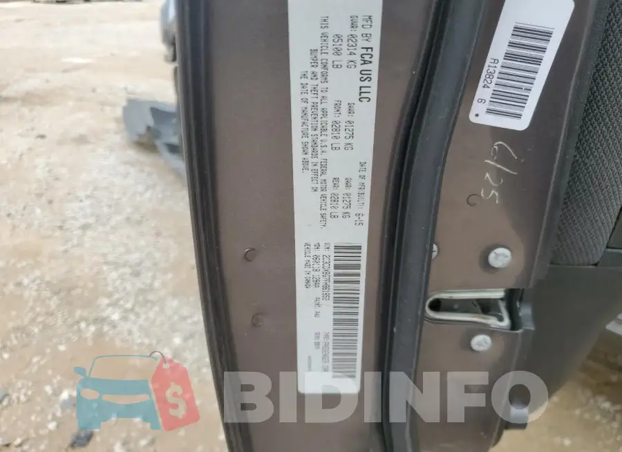 2C3CDXBG7FH861852 Photo# 12