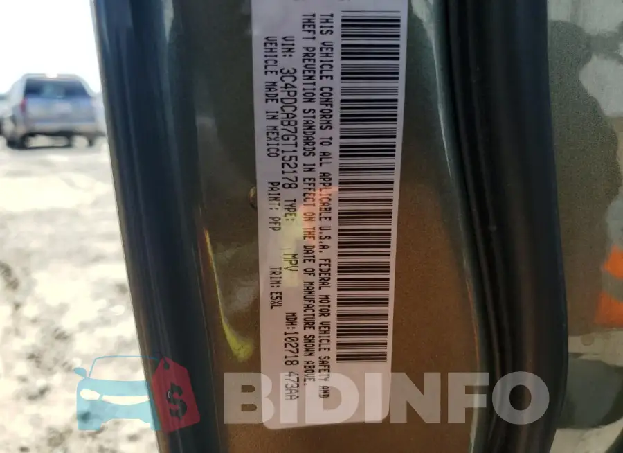 3C4PDCAB7GT152178 Photo# 13