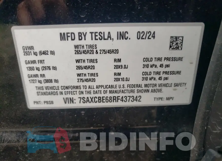 7SAXCBE68RF437342 Photo# 14