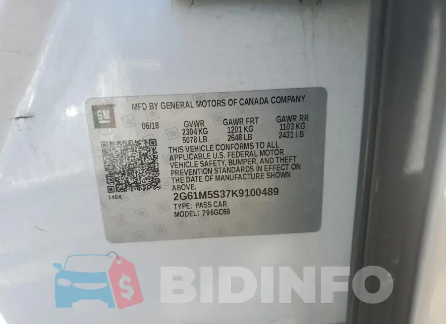 2G61M5S37K9100489 Photo# 12